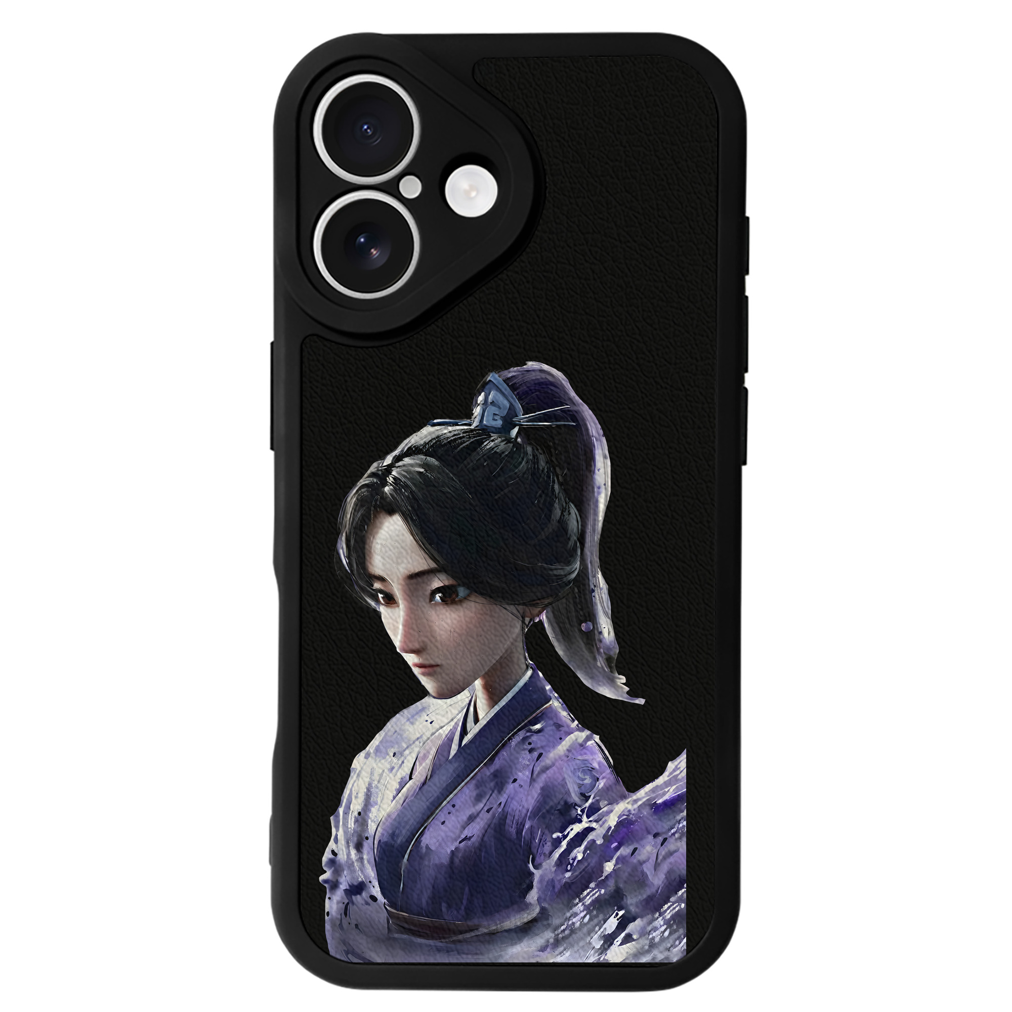 （画像用） Ne Zha 2 ナタ 魔童の大暴れ 【iPhone 16シリーズ対応】シリコンスマホケース（レザー調） 材質：シリコン